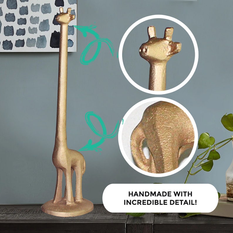Giraffe Gold Paper Towel Holder Giraffe Toilet Paper Holder Etsy