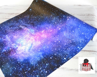 Galaxy wrapping paper, gift wrap sheets or roll, space pattern GW3500