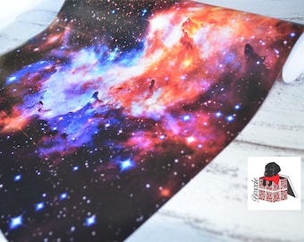 Galaxy wrapping paper sheets space nebula gift wrap GW5054