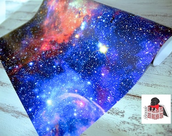 Galaxy gift wrap sheets space nebula wrapping paper GW5055