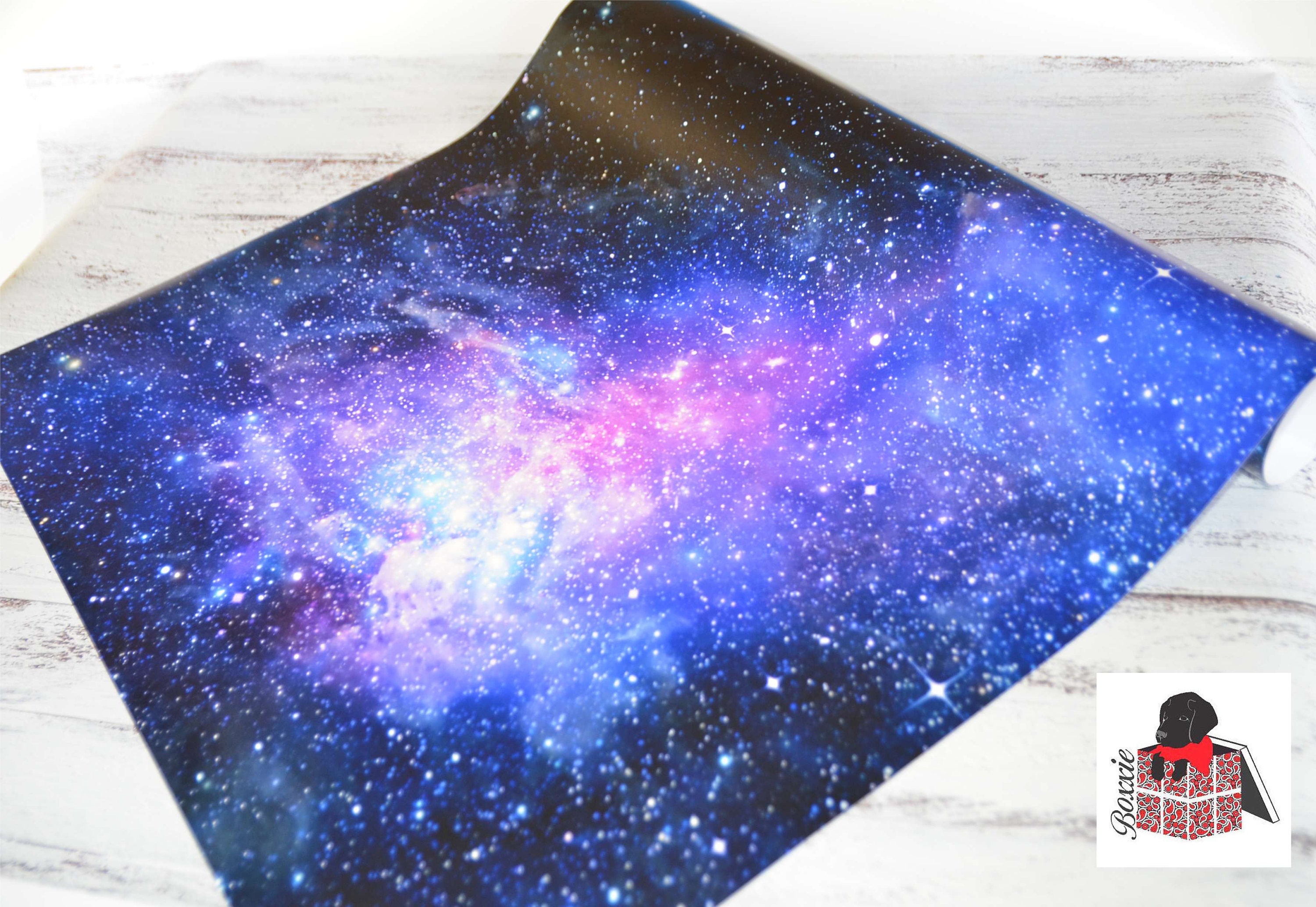 Galaxy wrapping paper gift wrap space paper sheets or roll Etsy