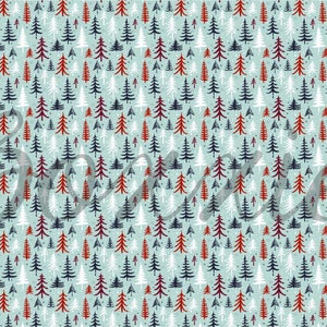 Red and black Nordic reindeer sweater wrapping paper sheets Christmas gift wrap GW3612