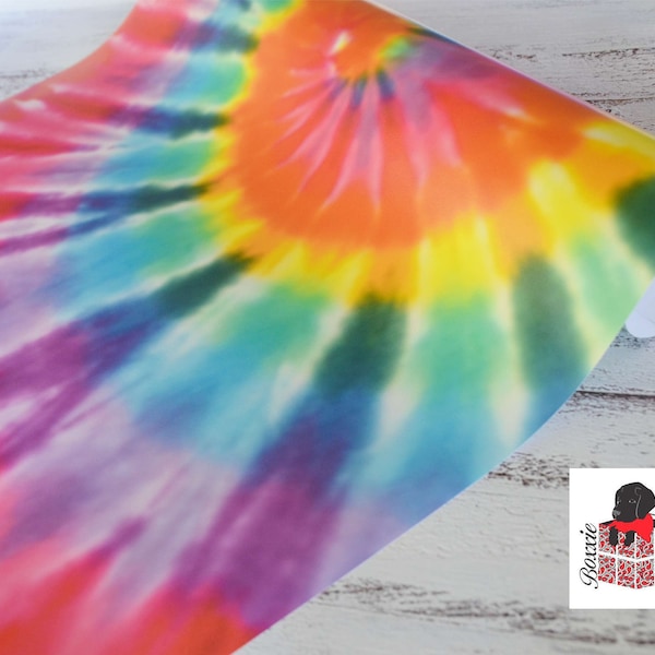 Tie dye wrapping paper sheets rainbow gift wrap GW2500