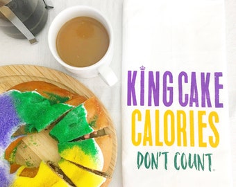 King Cake Kitchen Towel