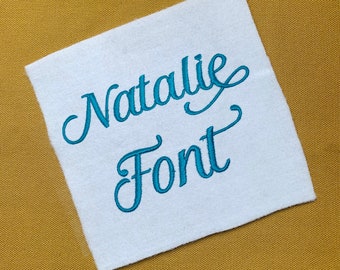 SALE!  Kathya Embroidery Fonts 4 size Instant Download 8 Formats Embroidery Pattern Machine Embroidery design PES
