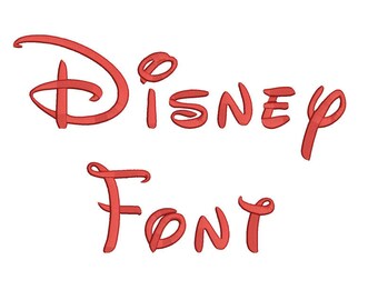 SALE! Disney font Embroidery Fonts 5 size Instant Download 8 Formats Embroidery Pattern Machine Embroidery design PES