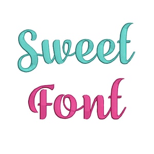 SALE ! 3 size Junly seventh font  Embroidery Fonts 8 Formats Instant Download  Embroidery Pattern Machine Embroidery design PES