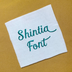 SALE ! 3 size Shintia font  Embroidery Fonts 8 Formats Instant Download  Embroidery Pattern Machine Embroidery design PES