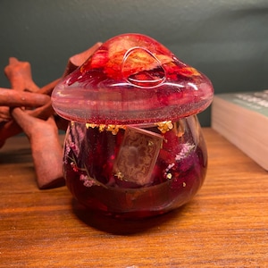 Mushroom Jar | Jewelry Holder | Mushroom | Storage Container