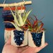 Crystal Inspired Planter | Cement Geode Pot | Air Plant Holder | Cactus Pot | Geode Planter | Candle Holder 