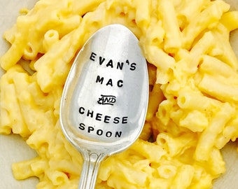 Personalized Mac and Cheese Spoon, Macaroni Spoon, Mac and Cheese Lover Gift