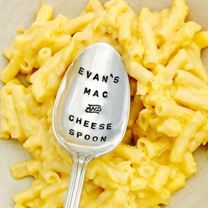 Personalized Mac and Cheese Spoon, Macaroni Spoon, Mac and Cheese Lover Gift