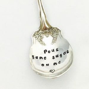 Pour Some Sugar On Me, Sugar Spoon, Hostess Gift, Foodie Gift
