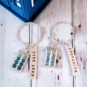 Doctor Who Keychain, Time Lord Companion Tardis, Doctor Who Fandom, Doctor Who Gift