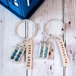 Doctor Who Schlüsselanhänger, Time Lord Begleiter Tardis, Doctor Who Fandom, Doctor Who Geschenk
