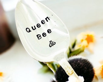 Queen Bee Spoon, Gift For Her, Queen Of Everything, Her Coffee Spoon, Her Tea Spoon