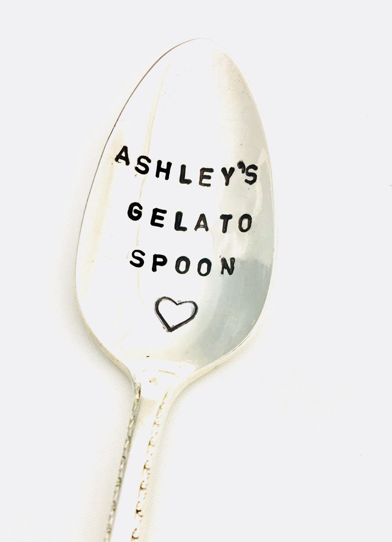 Gelato Personalized Spoon Gelato Lover Gift Foodie Gift Etsy