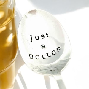 Just A Dollop, Sauce Spoon, Jam Spoon, Sour Cream Server, Condiment Server