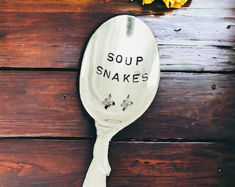 Soup Snakes Spoon, Soul Mate Gift, Michael Scott Saying, Best Friend Gift, Gift For Her, Gift For Him
