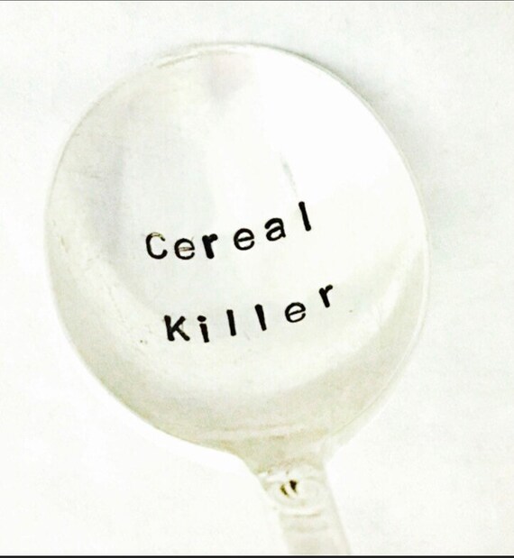 Lustiger Müsli-Löffel „Müsli-Killer“ Aus Edelstahl – 19 Cm, Witziges Geschenk Für Müslifans, Geburtstag, Weihnachten