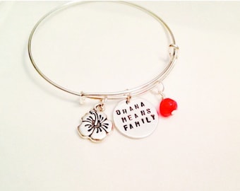 Ohana signifie bracelet familial, bracelet Lilo et Stich