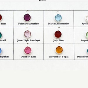 Add a Swarovski Crystal Birthstone Charm