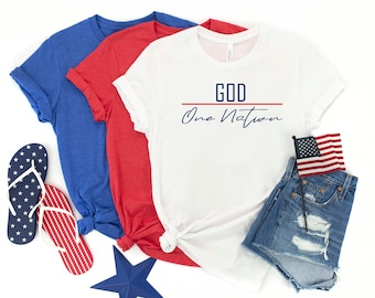 Chemise One Nation Under God, 4 juillet