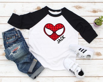 Personalized Super Hero Valentine's Day Shirt