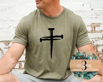 Nail Cross Unisex Adult Christian Shirt