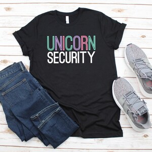 Youth Unicorn Shirts Set Family Unicorn Shirt Unicorn Security