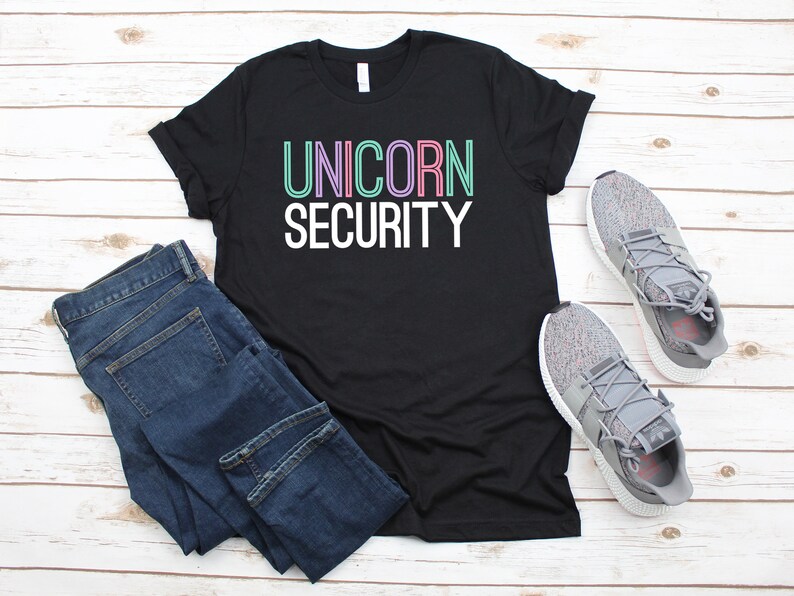Youth Unicorn Shirts Set Family Unicorn Shirt Unicorn Security