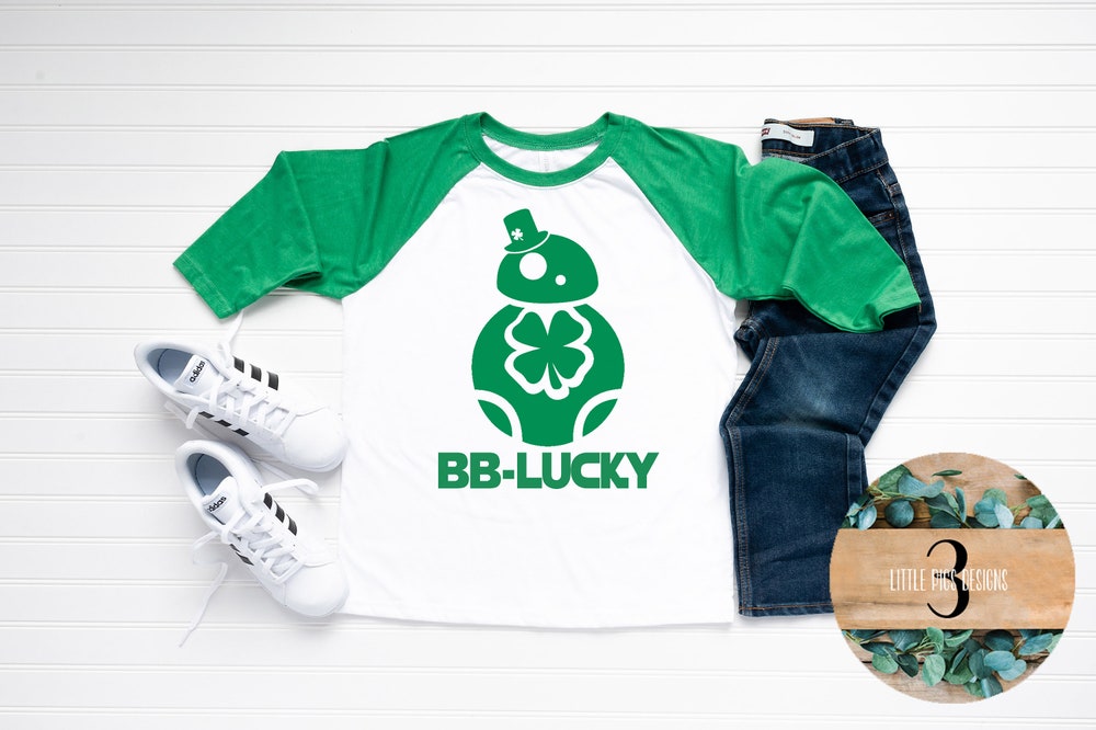 Youth Star Wars Inspired St. Patrick'S Day Shirt Bespoketshirt