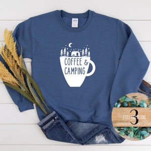 Coffee and Camping Adult Unisex Shirt
