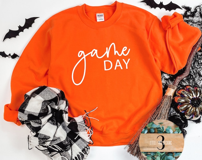 Orange Game Day Sweater