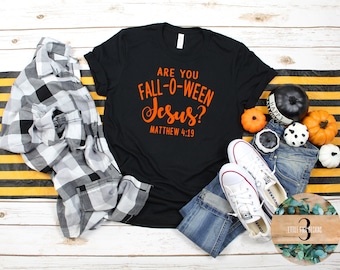 Christian Halloween Shirt Falloween Jesus