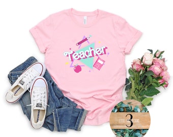 Retro Teacher Shirt 90s Theme