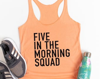 Workout Tank. 5AM Crew. Mafia. Spinbabe. Five In The Morning Squad. Pilates. Fitness Tank. Exercise Tank. Five Crew.