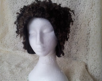 Handmade Felted Hat made from Natural Wool.