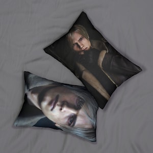 Leon Kennedy, Resident Evil, Lumbar Pillow, Leon S. Kennedy, Pillow, Resident Evil 4 Remake, Leon Scott Kennedy