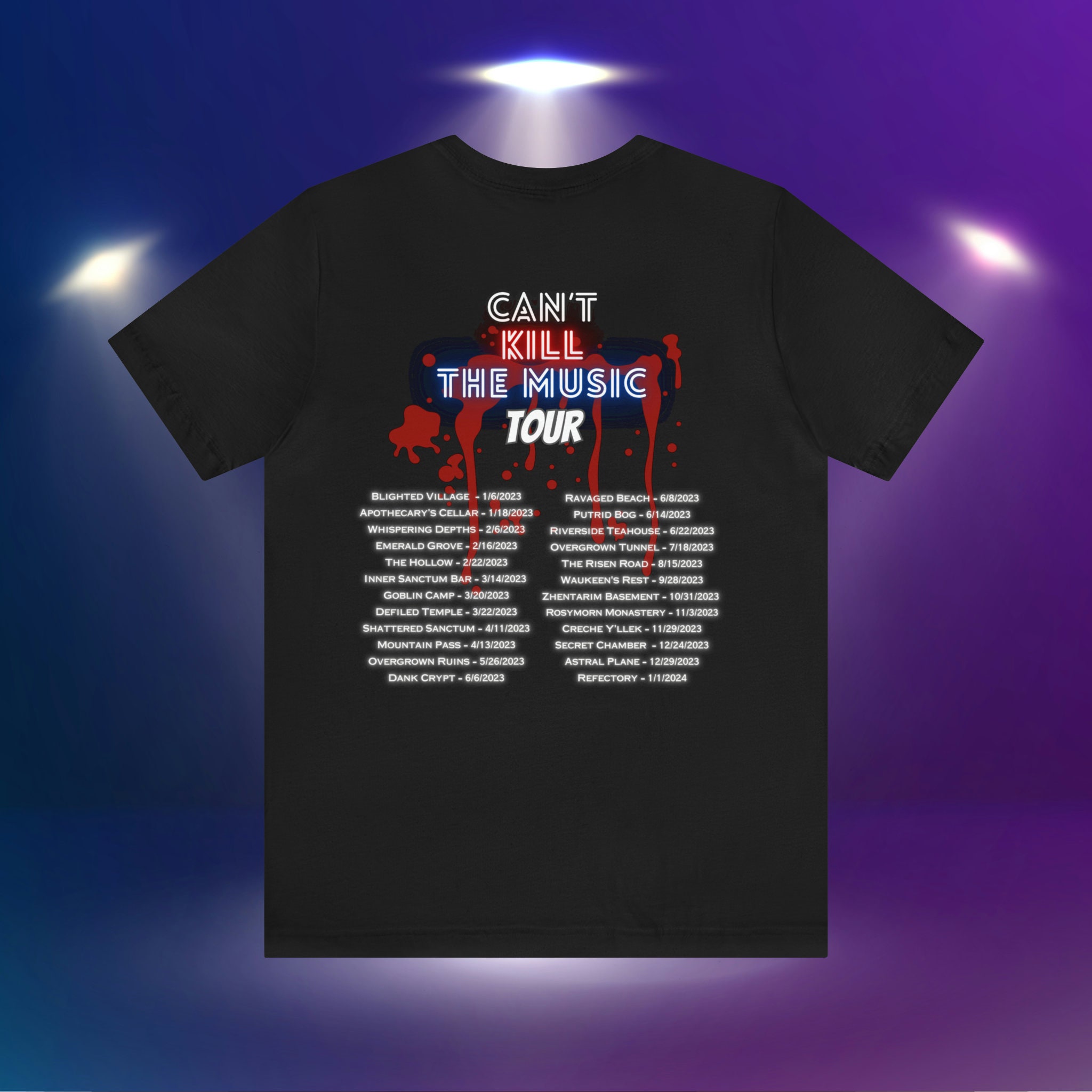 Alfira, Baldur's Gate 3, Bard, Concert Tee, Funny, Companion, BG3