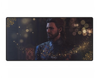 Large, Baldur's Gate 3, Gale Dekarios, Wizard, Gale Of Waterdeep, Companion, Desk Mat