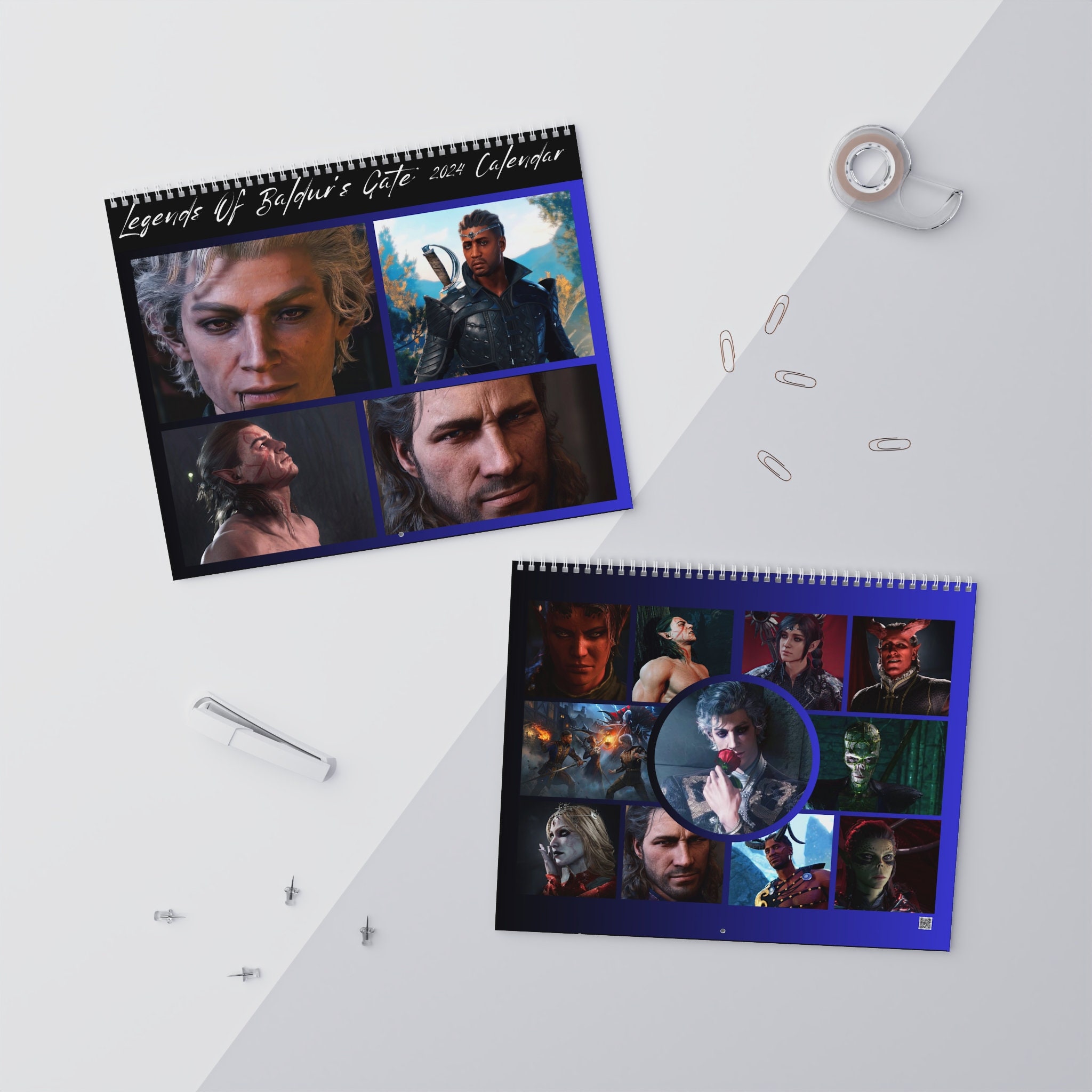 Shadowheart, Astarion, Gale Dekarios, Baldur's Gate3, Companion, BG3  Characters, Wizard, Rogue, Cleric, Gaming, Dnd, Wall Calendar 2024. - Etsy