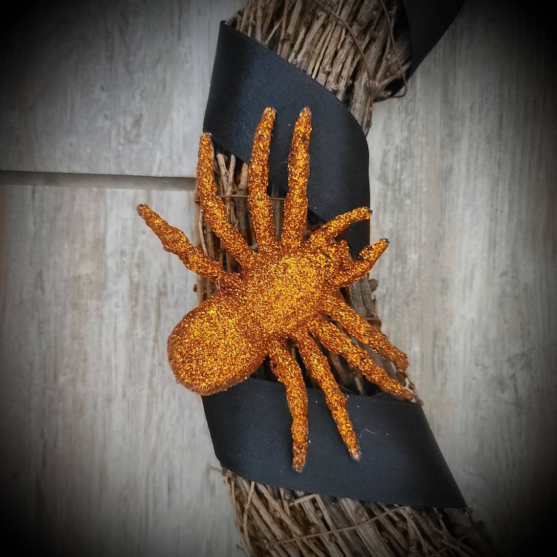 Halloween Grapevine Wreath Etsy