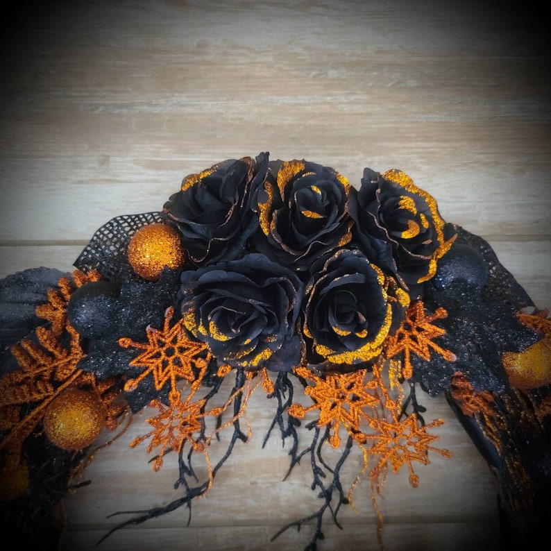 Halloween Grapevine Wreath Etsy