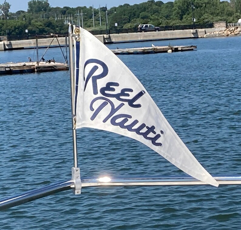 Custom Boat Pennant Custom Sail Pennant Nautical Flag Etsy