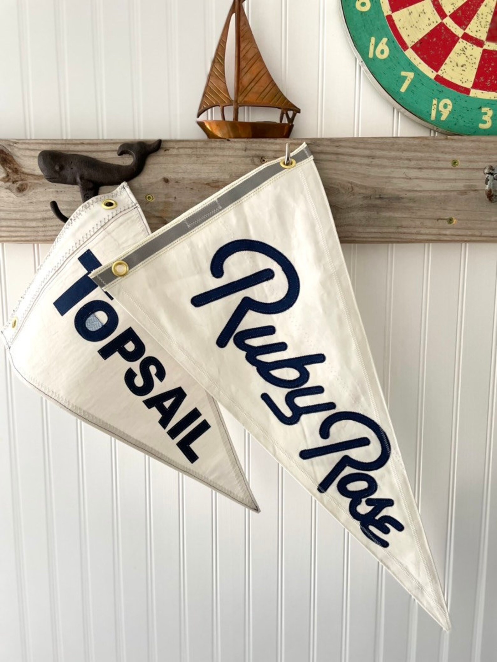 Custom Boat Pennant Custom Sail Pennant Nautical Flag Etsy