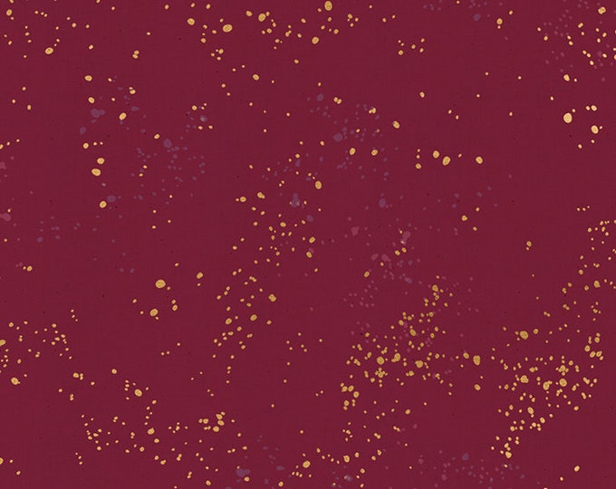 Speckled -- Metallic Wine Time (RS5027-36M) by Ruby Star Society for Moda -- Fat Quarter