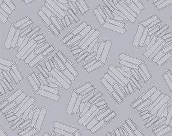 Literary by Heather Givans for Windham Fabrics - Stacks in Moby - Fat Quarter
