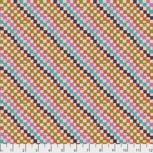 New Vintage by Kathy Doughty for Free Spirit Fabrics - Fat quarter of Tapestry Stripe in Fete