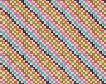 New Vintage by Kathy Doughty for Free Spirit Fabrics - Fat quarter of Tapestry Stripe in Fete